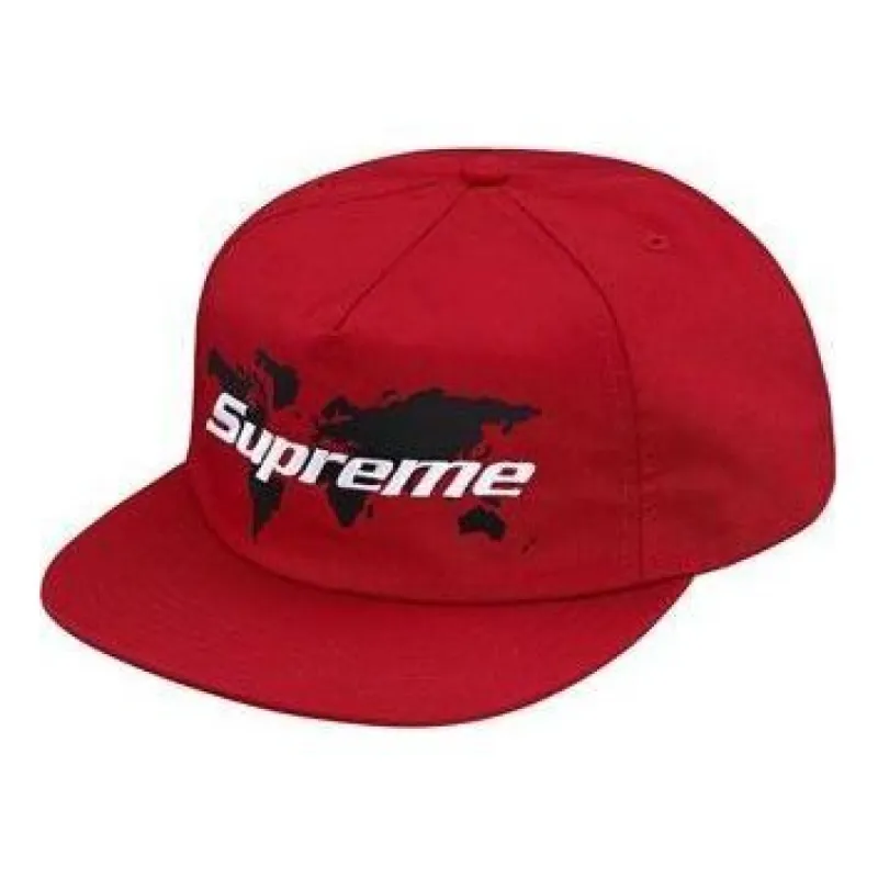 Supreme World 5-Panel 'Red Black White' SUP-SS19-211 sold by KicksCrew
