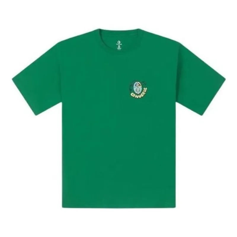 Converse Summer Outdoor Graphic T-Shirt 'Green' 10027229-A02 sold by KicksCrew