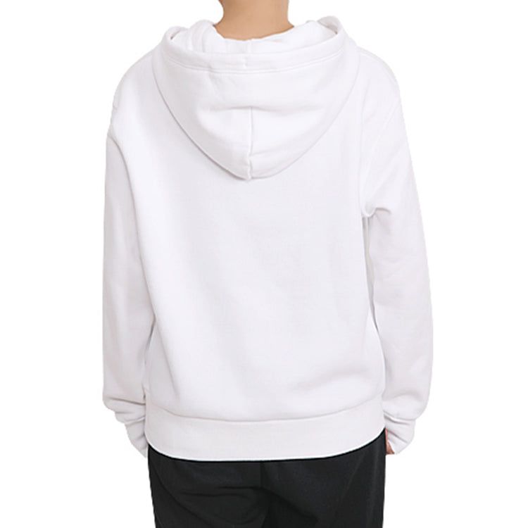 (WMNS) Converse Embroidered Star Chevron Pullover Hoodie BB 'White' 10020872-A08 sold by KicksCrew product image thumbnail 4