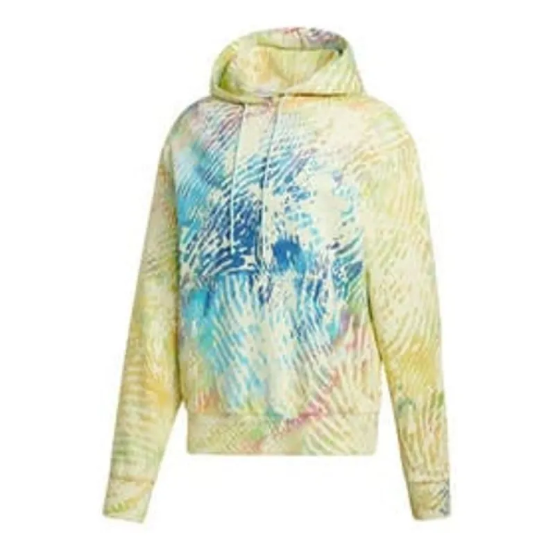 adidas x Pharrell BB Hoodie 'Yellow Blue' GD3659 sold by KicksCrew