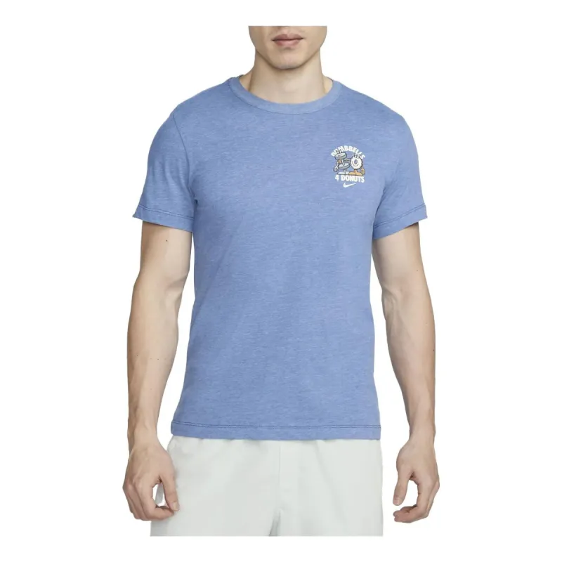 Nike Dri-Fit Dumbbell T-Shirt 'Blue' FD0139-456 sold by KicksCrew