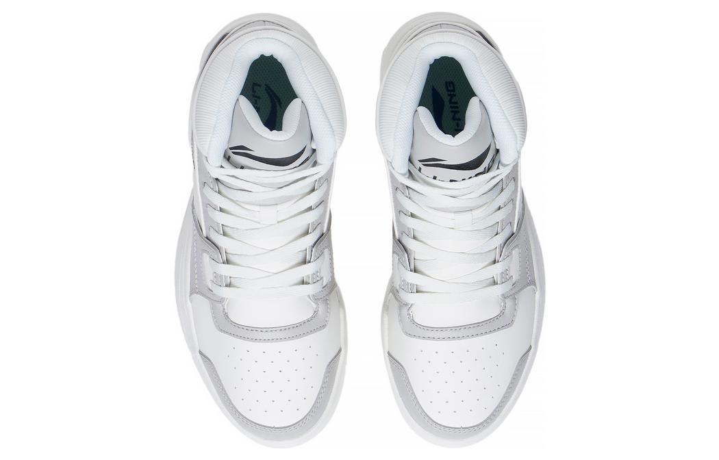 (WMNS) Li-Ning WeiWu High Top Shoes 'White Grey' ABCS098-1 sold by KicksCrew product image thumbnail 5