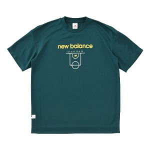 New Balance Dimple Mesh Coat Graphic Short Sleeve T-shirt 'Nightwatch Green' AMT35064-NWG sold by KicksCrew