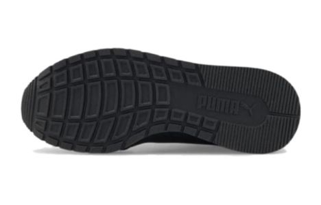 (GS) PUMA ST Runner V3 Leather Shoes 'Triple Black' 384904-01 sold by KicksCrew