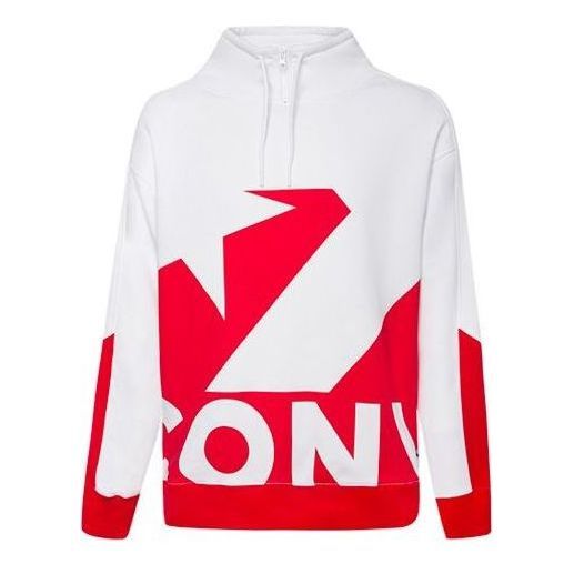 Converse Printed Funnel Neck Sweatshirt 'Red' 10019472-A02 sold by KicksCrew