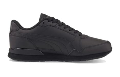 (GS) PUMA ST Runner V3 Leather Shoes 'Triple Black' 384904-01 sold by KicksCrew