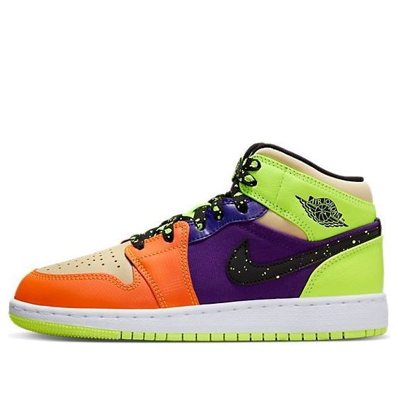 (GS) Air Jordan 1 Mid SE 'Volt Vivid Orange' FD8795-700 sold by KicksCrew