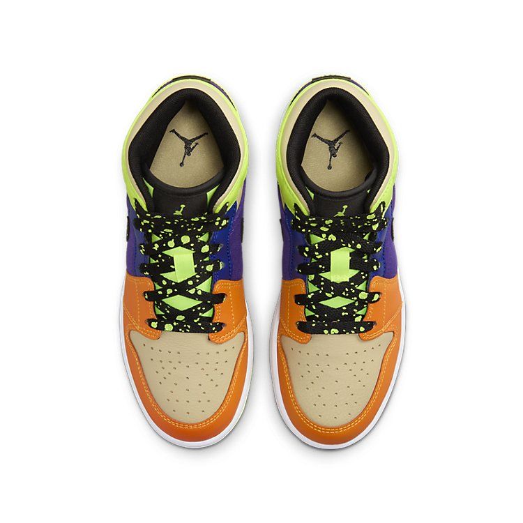 (GS) Air Jordan 1 Mid SE 'Volt Vivid Orange' FD8795-700 sold by KicksCrew product image thumbnail 3