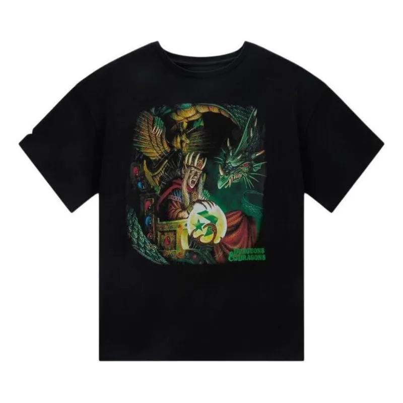 Converse x Dungeons & Dragons Crystal Ball T-Shirt 'Black' 10027140-A01 sold by KicksCrew
