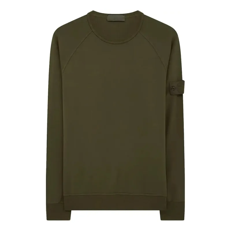 STONE ISLAND Ghost Piece Sweatshirt 'Military Green' 7415659F3-V0054 sold by KicksCrew