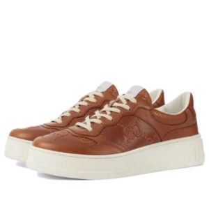 (WMNS) GUCCI Chunky B GG Sneakers 'Brown' 726544-AABBV-2742 sold by KicksCrew