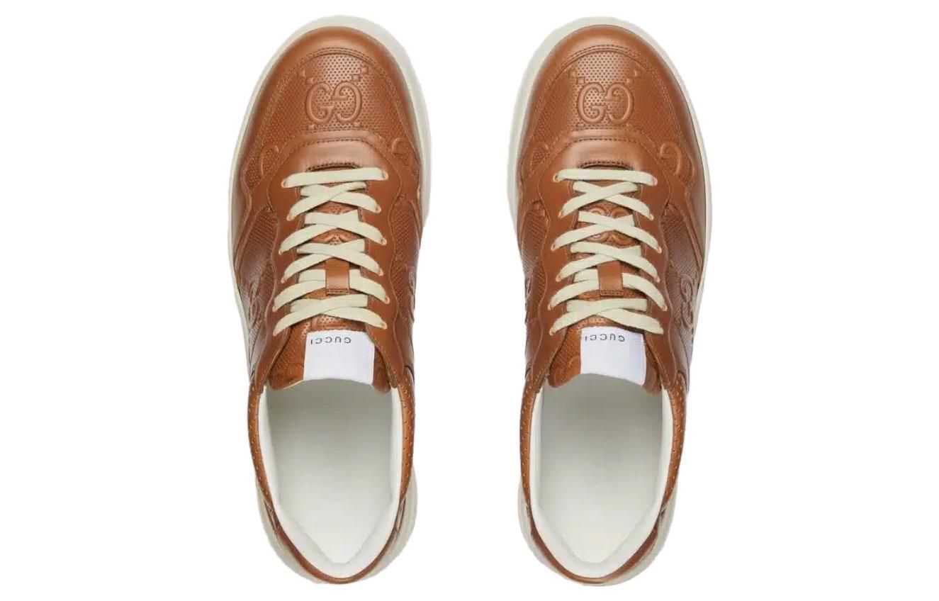 (WMNS) GUCCI Chunky B GG Sneakers 'Brown' 726544-AABBV-2742 sold by KicksCrew product image thumbnail 4