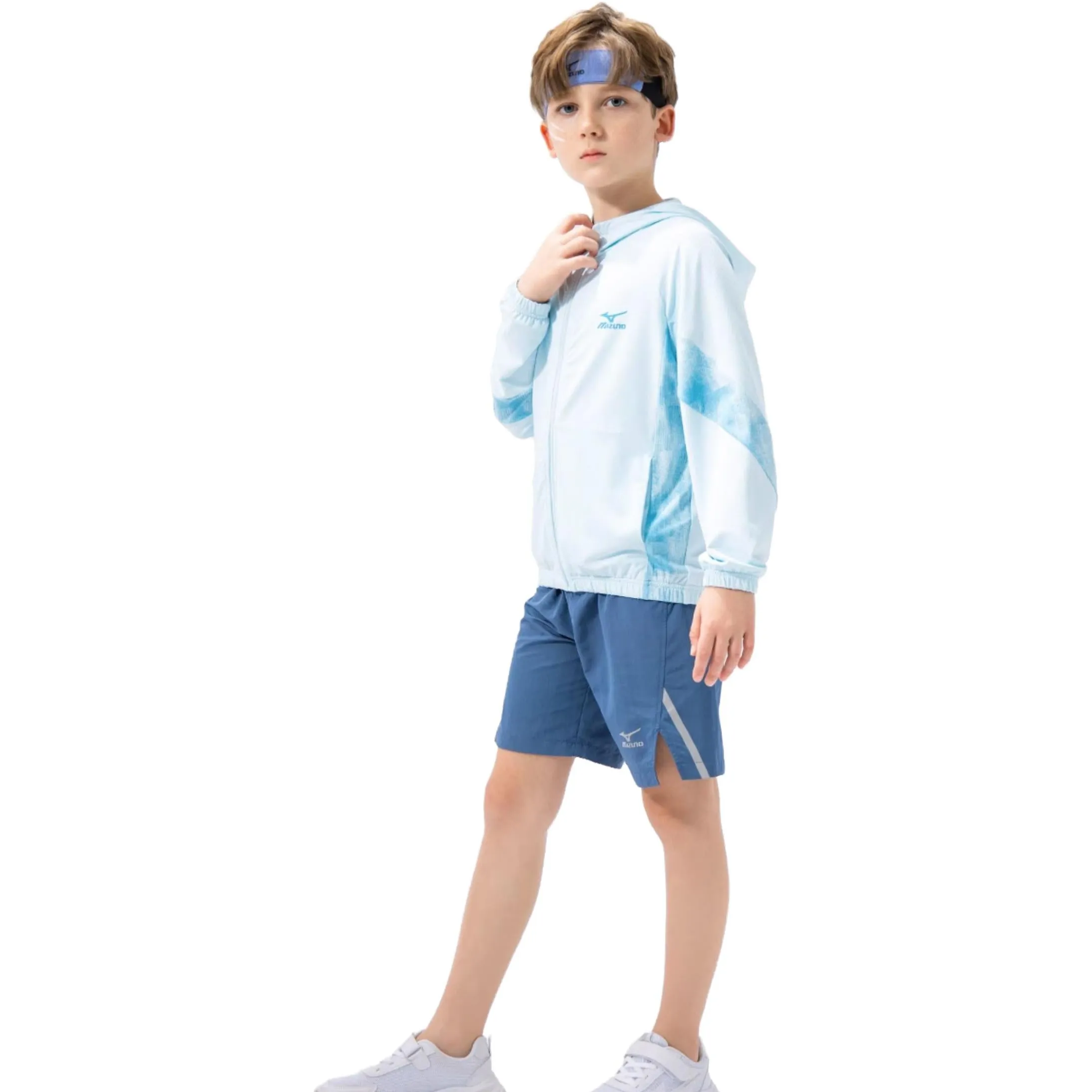 (GS) Mizuno Logo Sportswear Jacket 'Blue' FS2248 sold by KicksCrew product image thumbnail 4