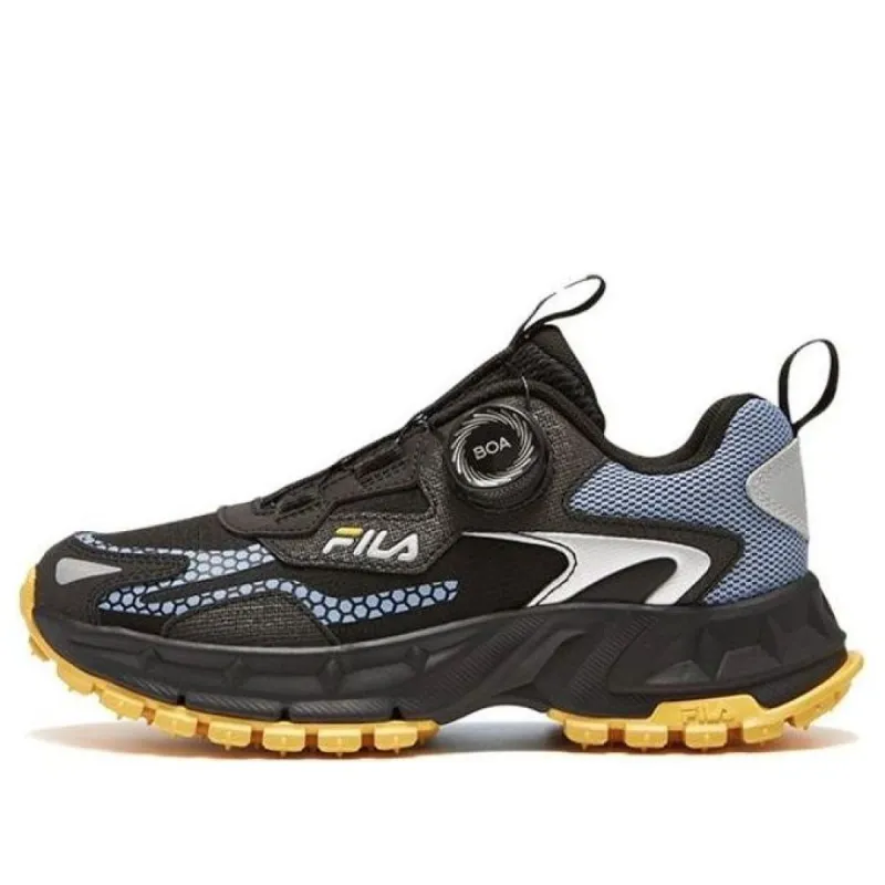 (GS) FILA BOA Running Shoes 'Black Grey Blue' K15B342503FBA sold by KicksCrew