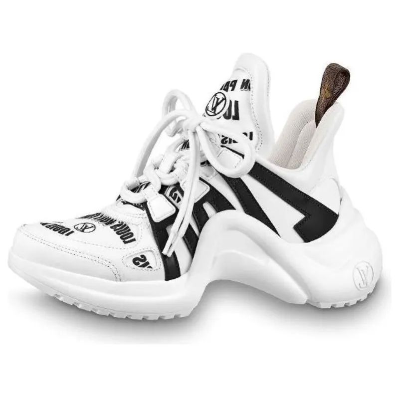 (WMNS) LOUIS VUITTON Archlight 1.0 Sneakers 'White Black ' 1A9D3Y sold by KicksCrew