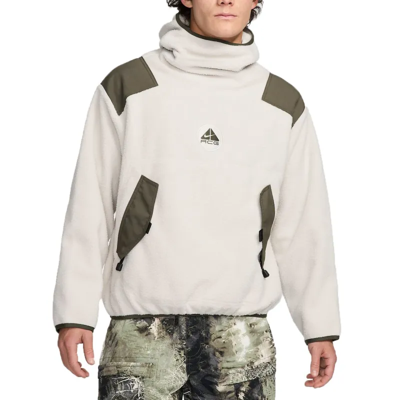 Nike ACG Balaclava Retro Fleece Pullover (Asia Sizing) 'Light Bone Khaki' FN1946-072 sold by KicksCrew