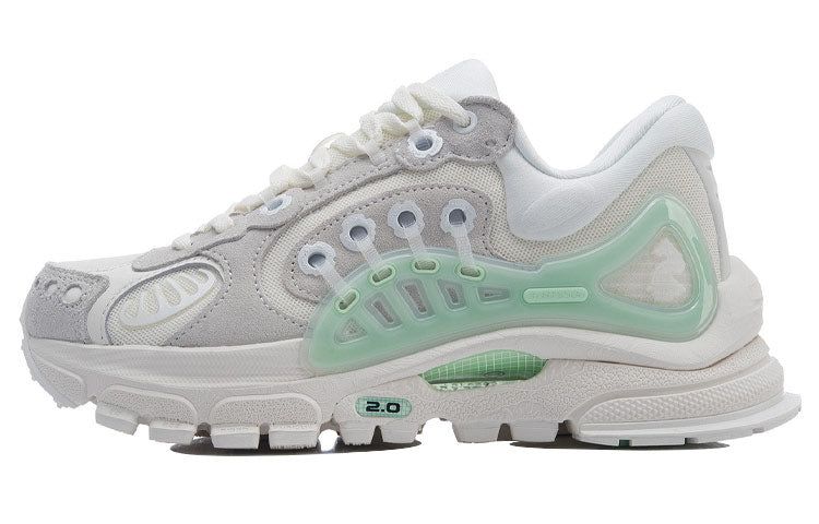 (WMNS) Li-Ning Furious Rider Ace 2 x Paris Fashion Week 'Grey Green' ARHR092-2 sold by KicksCrew product image thumbnail 2