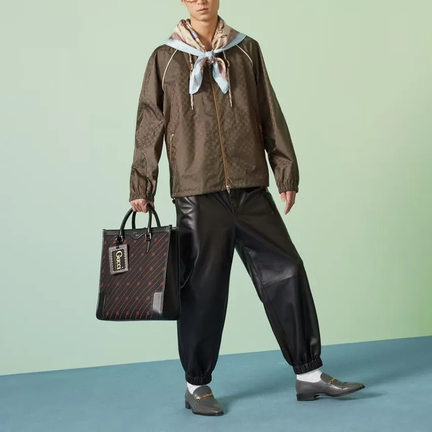 Gucci GG Fabric Zip Jacket 'Dark Brown' 755546-Z8BJK-2079 sold by KicksCrew product image thumbnail 2