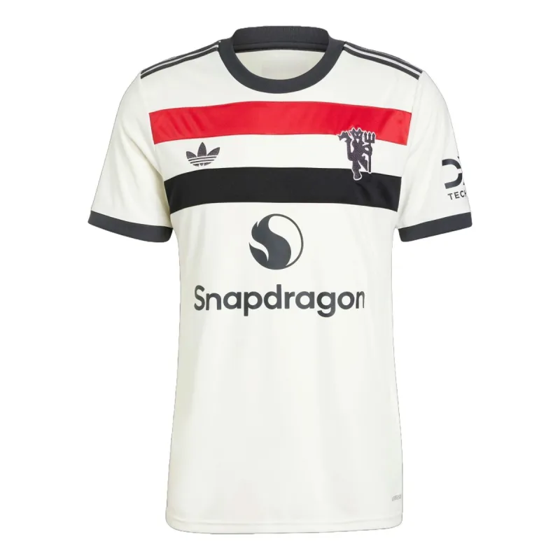 adidas Manchester United 24/25 Third Jersey 'White Red' IY7806 sold by KicksCrew