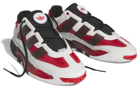 Adidas Originals Niteball Shoes 'White Black Red' H06508 sold by KicksCrew