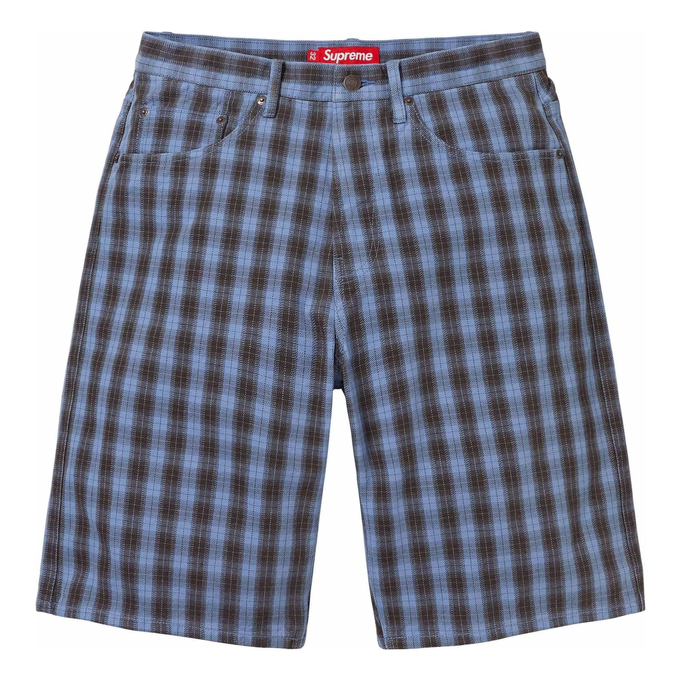 Supreme Plaid Baggy Shorts 'Orange' SUP-SS24-284 sold by KicksCrew