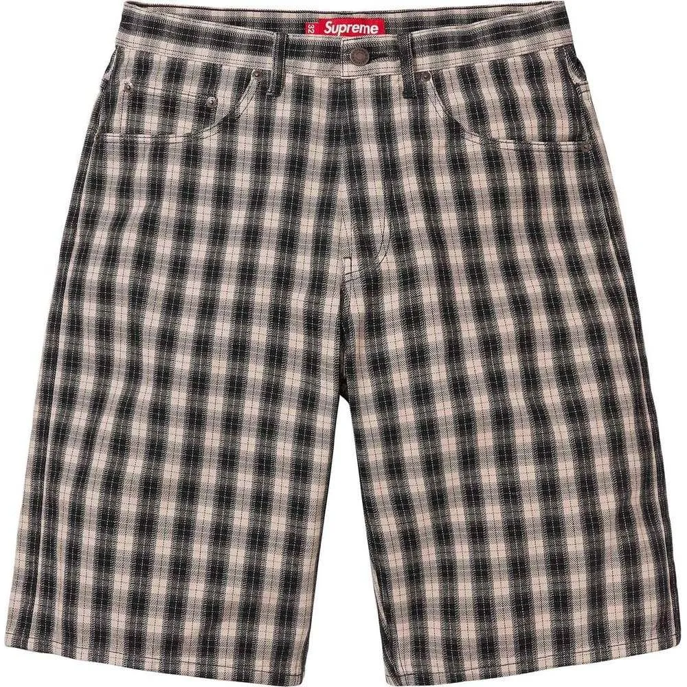 Supreme Plaid Baggy Shorts 'Orange' SUP-SS24-284 sold by KicksCrew product image thumbnail 3