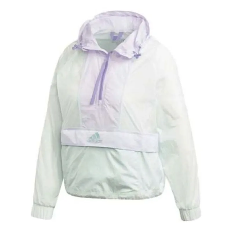 (WMNS) adidas Athletics Cropped Wind.RDY Jacket Asia Sizing 'White' FI0585 sold by KicksCrew