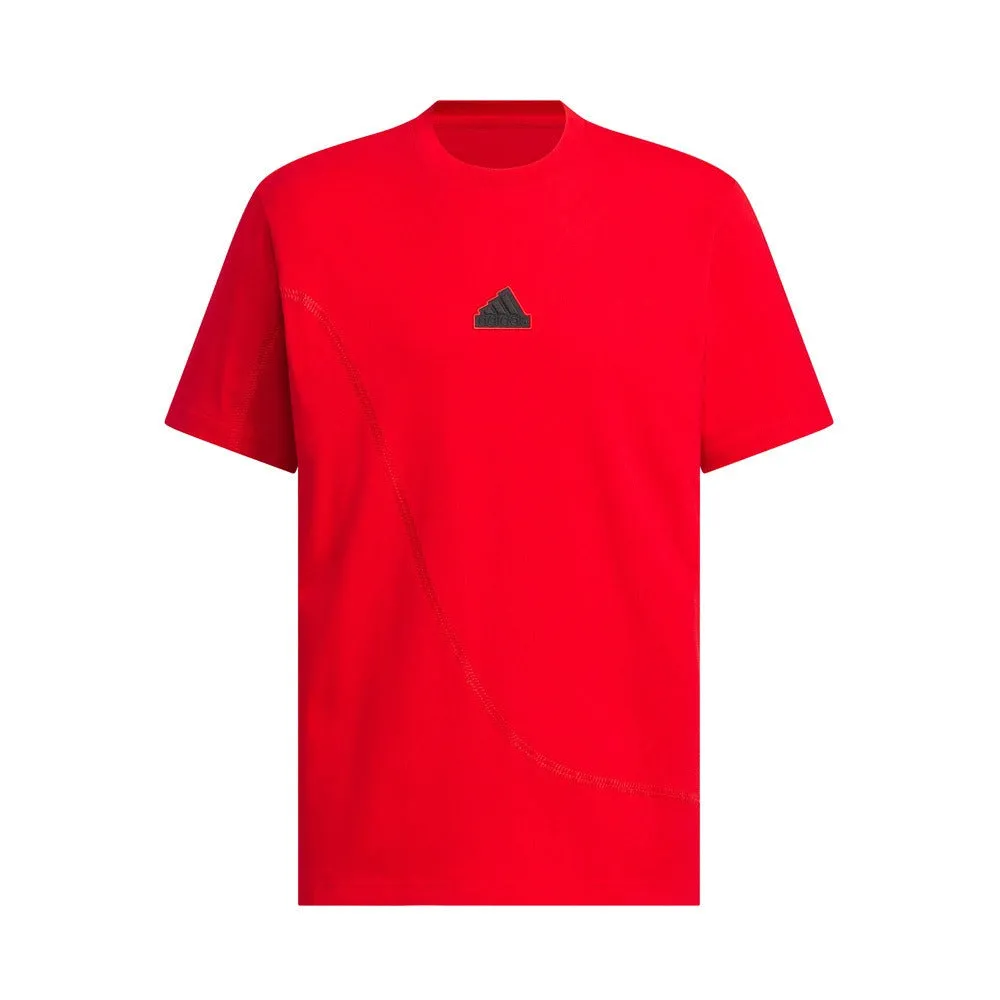 adidas Graphic T-Shirt 'Red Black' IT3993 sold by KicksCrew