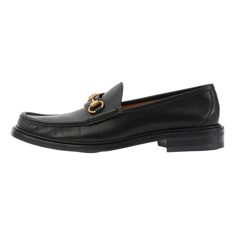 GUCCI Loafer with Horsebit 'Black Leather' 723562-U7J00-1000 sold by KicksCrew