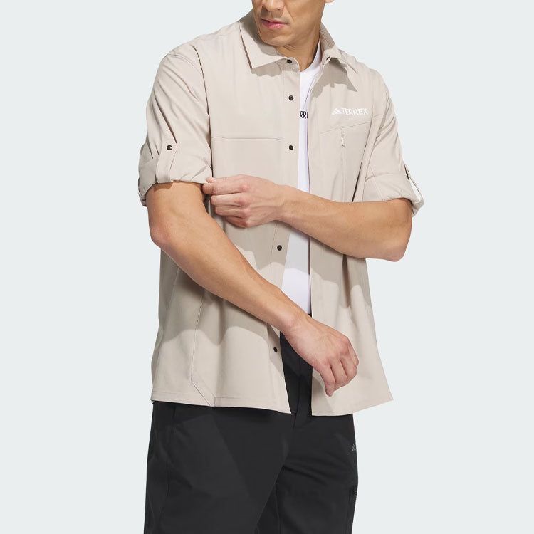 adidas Terrex Long Sleeve Shirt 'Beige' IL8943 sold by KicksCrew product image thumbnail 4