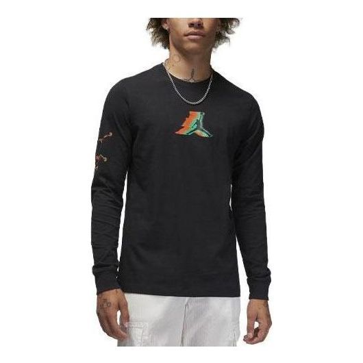 Air Jordan Brand Long-Sleeve T-Shirt 'Black' FB7455-010 sold by KicksCrew