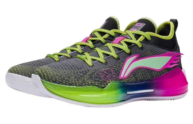 Li-Ning Yushuai 13 Low 'Black Green Purple' ABAQ013-16 sold by KicksCrew product image thumbnail 3