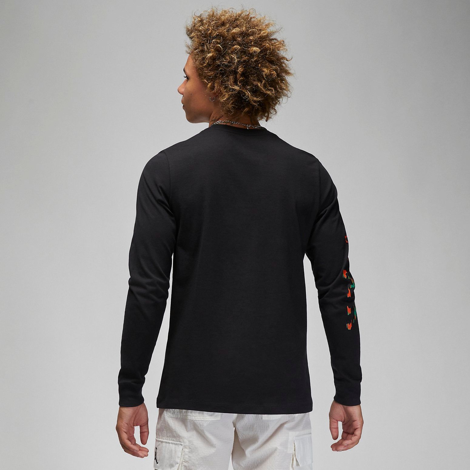 Air Jordan Brand Long-Sleeve T-Shirt 'Black' FB7455-010 sold by KicksCrew product image thumbnail 3