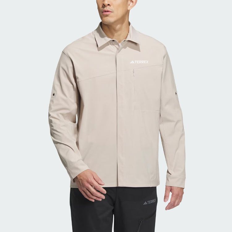 adidas Terrex Long Sleeve Shirt 'Beige' IL8943 sold by KicksCrew product image thumbnail 2