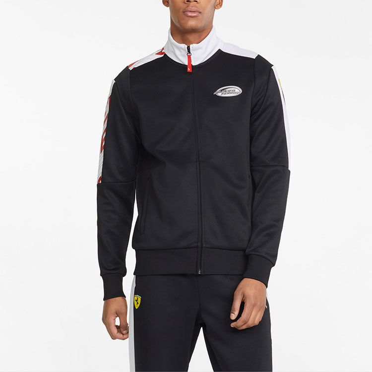 Puma Ferrari Race T7 Track Jacket 'Black' 533722-01 sold by KicksCrew product image thumbnail 3