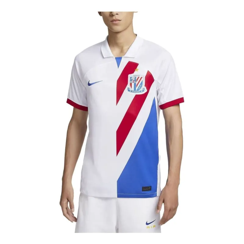 Nike Dri-FIT Soccer Jersey 'White Red Blue' FV3512-100 sold by KicksCrew