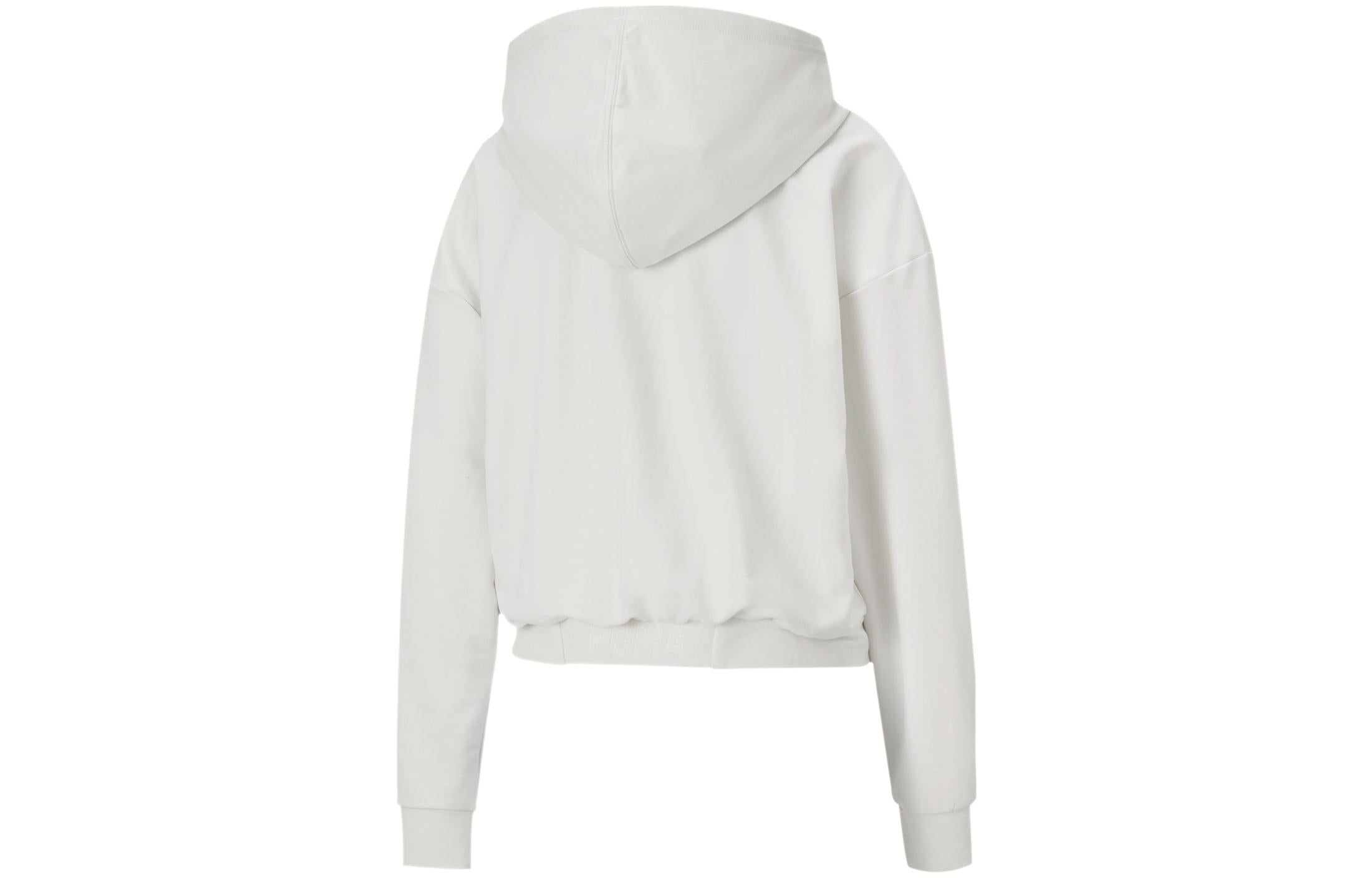 (WMNS) Puma Modern Sports Hoodie 'White Burgundy' 585288-05 sold by KicksCrew product image thumbnail 2