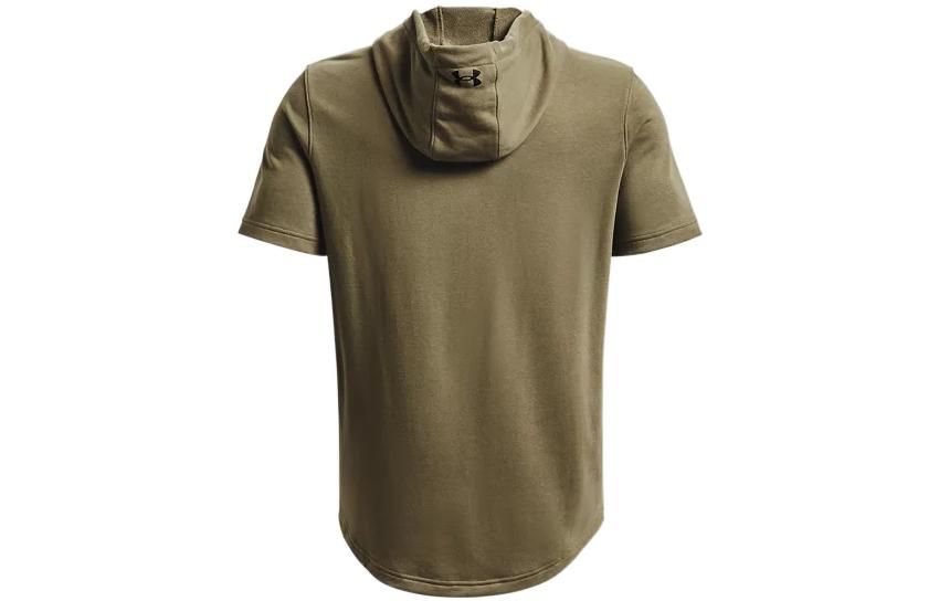 Under Armour Project Rock Terry Short Sleeve Hoodie 'Green' 1370465-361 sold by KicksCrew product image thumbnail 2