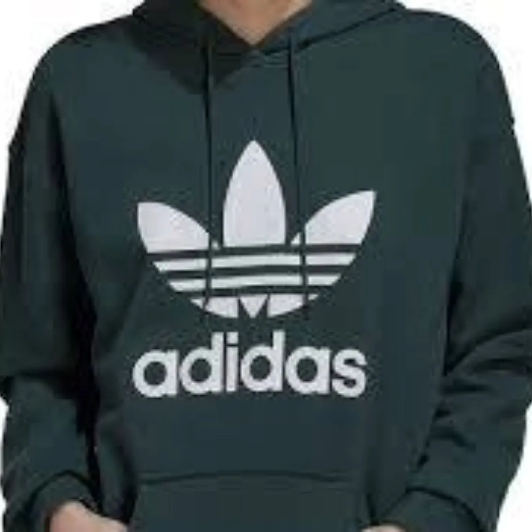 (WMNS) adidas Adicolor Trefoil Asia Sizing 'Green White' HK9654 sold by KicksCrew product image thumbnail 2