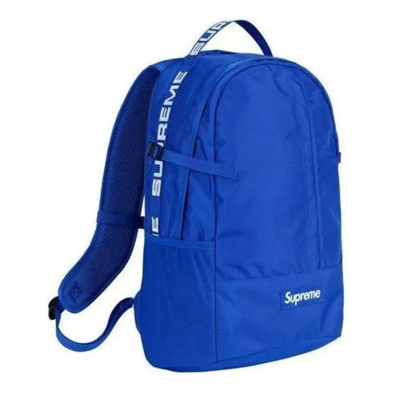 Supreme Backpack 'Blue White' SUP-SS18-414 sold by KicksCrew