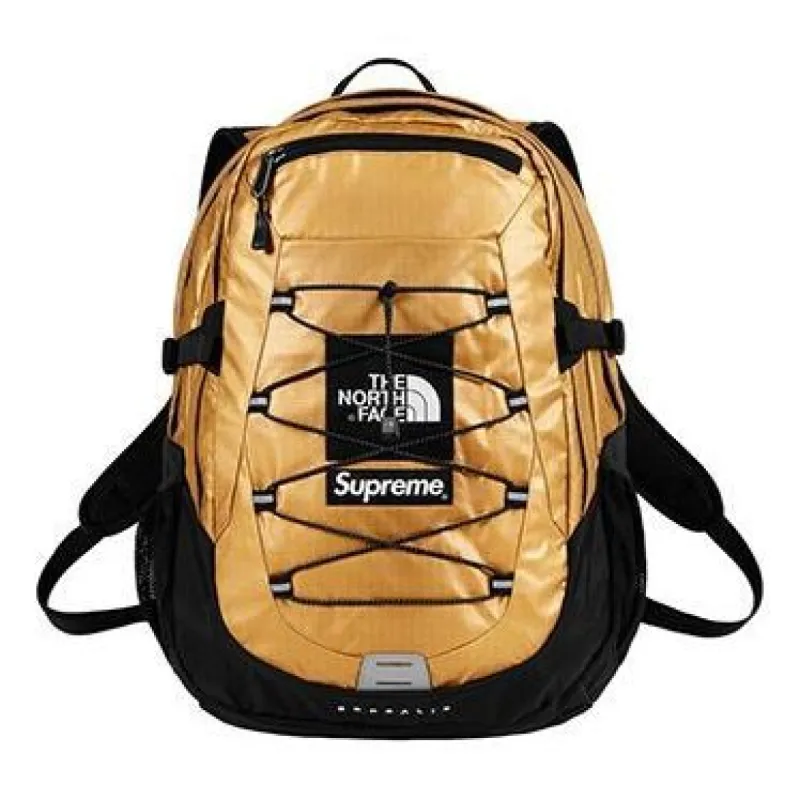 Supreme x The North Face Metallic Borealis Backpack 'Gold Black' SUP-SS18-410 sold by KicksCrew