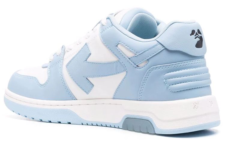 Off-White Out Of Office Low Calf Leather 'White Blue' OMIA189C99LEA0010140 sold by KicksCrew product image thumbnail 3