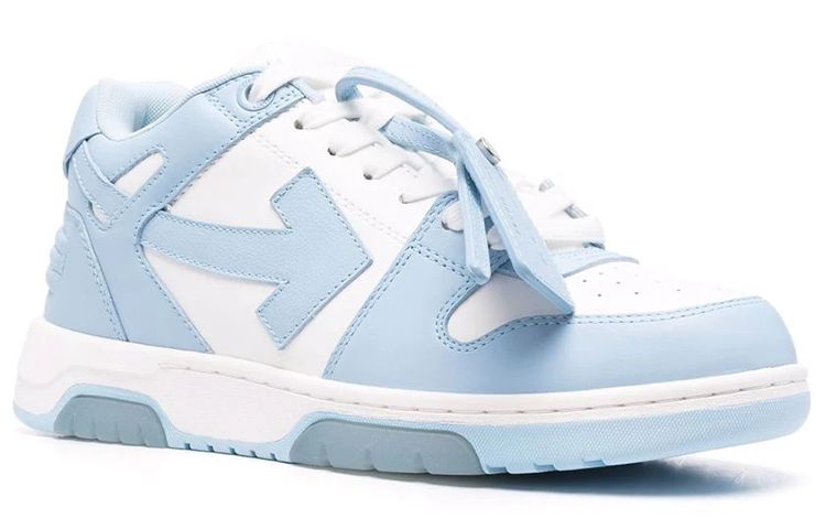 Off-White Out Of Office Low Calf Leather 'White Blue' OMIA189C99LEA0010140 sold by KicksCrew product image thumbnail 2