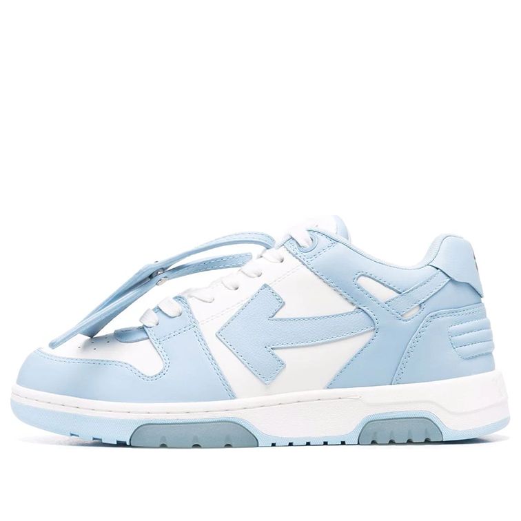 Off-White Out Of Office Low Calf Leather 'White Blue' OMIA189C99LEA0010140 sold by KicksCrew