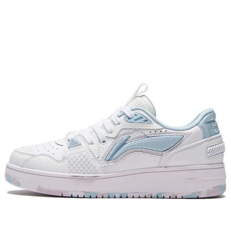 (WMNS) Li-Ning Classic Leisure 'White Blue' AGCS084-3 sold by KicksCrew