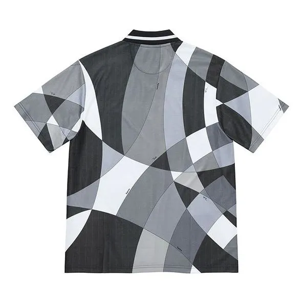 Supreme x Emilio Pucci Soccer Jersey Polo 'Black White Grey' SUP-SS21-782 sold by KicksCrew product image thumbnail 2