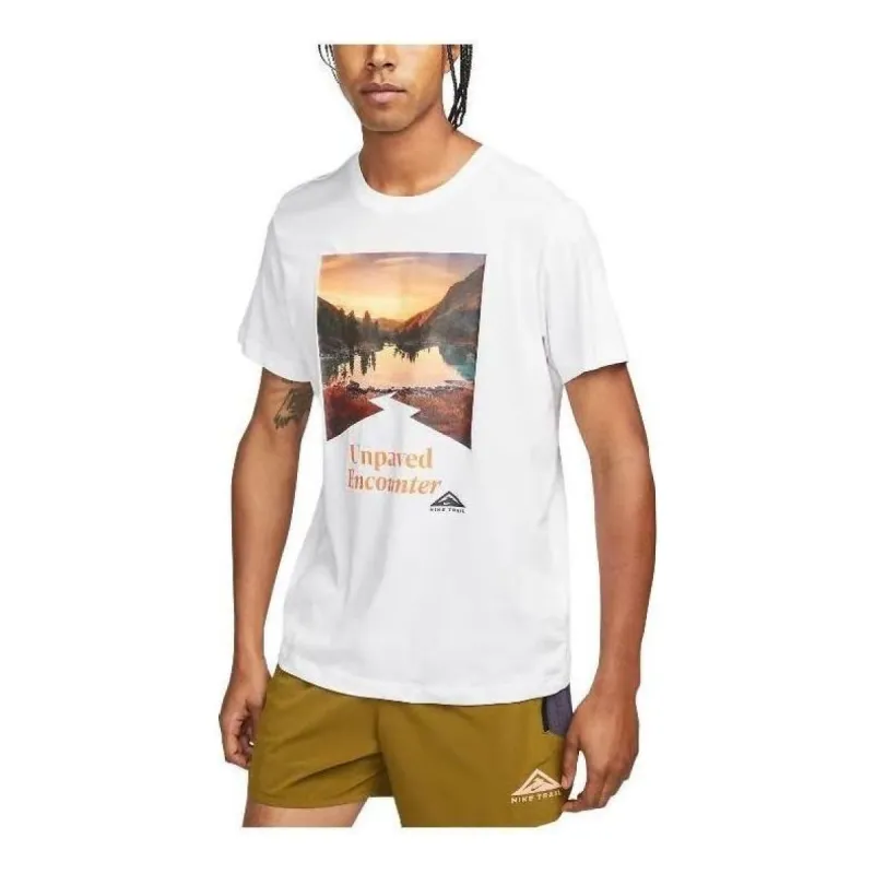 Nike Dri-fit Trail "Exposed Encounter" T-Shirt 'White' FD0120-100 sold by KicksCrew