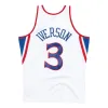 Mitchell & Ness x NBA Philadelphia 76ers 1996-97 Home Swingman Jersey 'Allen Iverson 3' 7226-320-96AIVER sold by KicksCrew