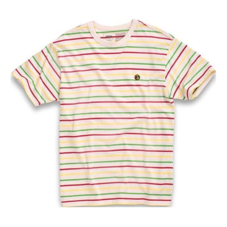 Vans Tyson Peterson Striped Off The Wall Classic Tee 'Multi-Color' VN0A5KFMWHT sold by KicksCrew