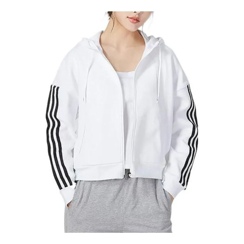 (WMNS) adidas Must Have Knit Jacket 'White' HM7049 sold by KicksCrew product image thumbnail 2